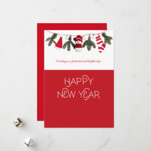 Cartes Pour Fêtes Annuelles Porte-carte cadeau rouge de remerciement pour ense