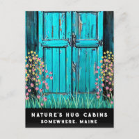 *~* Porte en bois vieilli en détresse AP49 QR