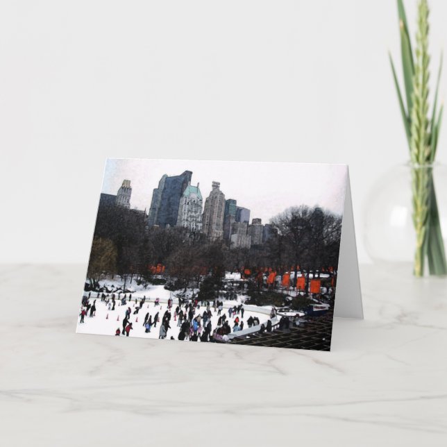 Cartes Pour Fêtes Annuelles Portes de Central Park (Devant)