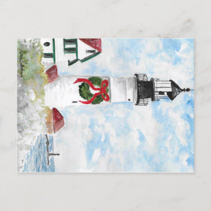 Cartes Pour Fêtes Annuelles Portland Headlight première neige