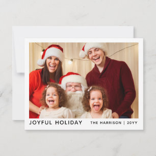 Cartes Pour Fêtes Annuelles Portrait de famille de Noël pour des souvenirs de