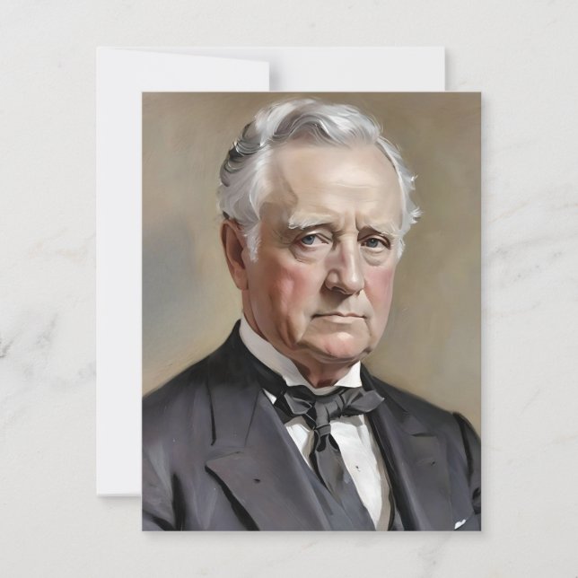 Cartes Pour Fêtes Annuelles Portrait de James Buchanan (Devant)