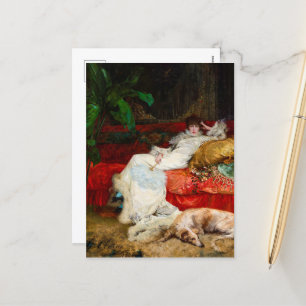 Cartes Pour Fêtes Annuelles Portrait de Sarah Bernhardt par Georges Clairin