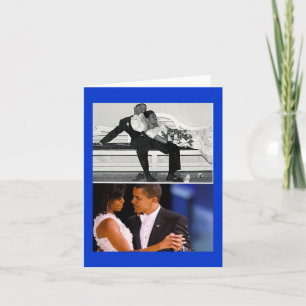 Cartes Pour Fêtes Annuelles Portrait d'un mariage américain