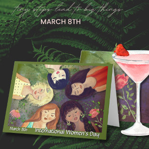 Cartes Pour Fêtes Annuelles Portrait multiethnique de la Journée international