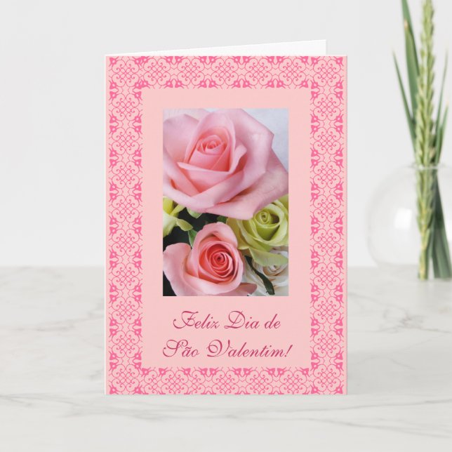 Cartes Pour Fêtes Annuelles Portugais : Saint Valentin - Dia de Sao Valentin (Devant)