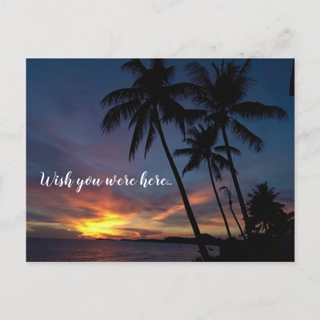 Cartes Pour Fêtes Annuelles Postcard - Wish You Were Here (Devant)