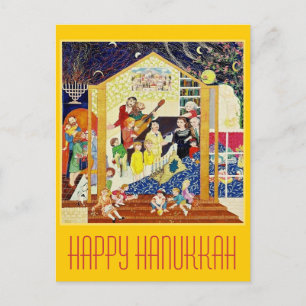 Cartes Pour Fêtes Annuelles PostcardART. HANOUKKA HEUREUX