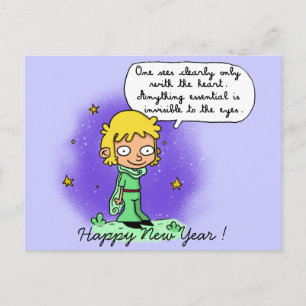Cartes Pour Fêtes Annuelles Postcards “the Little Prince “