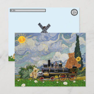 Cartes Pour Fêtes Annuelles Poste - Nounours itinérants