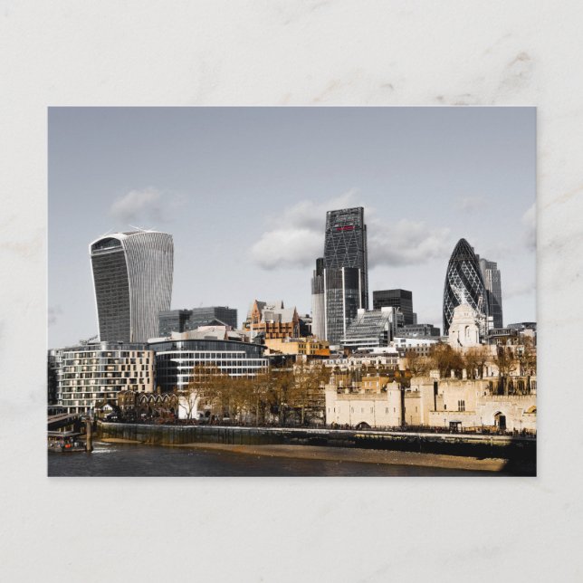 Cartes Pour Fêtes Annuelles Poster cadeau London Skyline Panorama (Devant)