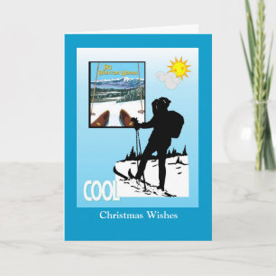 Cartes Pour Fêtes Annuelles Poster de ski vintage, Ski Bretton Woods