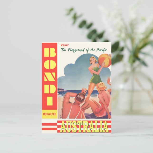 Cartes Pour Fêtes Annuelles Poster vintage australien (Debout devant)