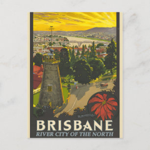 Cartes Pour Fêtes Annuelles Poster vintage de Brisbane