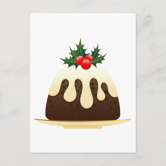 Cartes Pour Fêtes Annuelles pouding de noël (Devant)