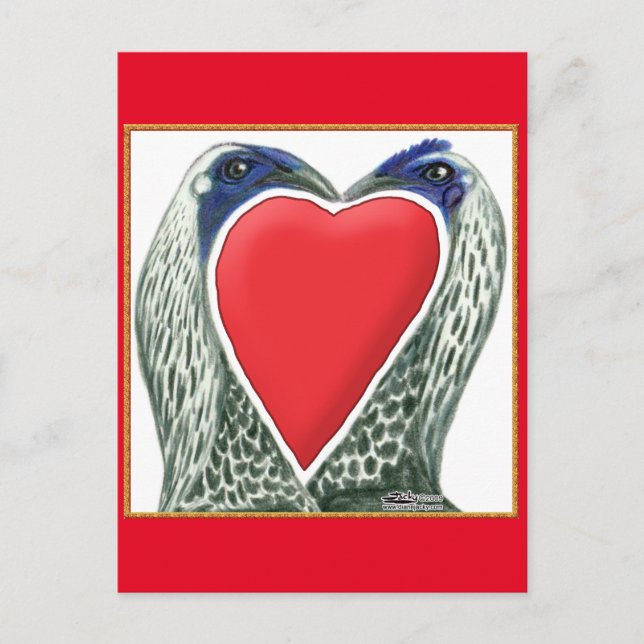 Cartes Pour Fêtes Annuelles Poulets de jeu Valentine (Devant)