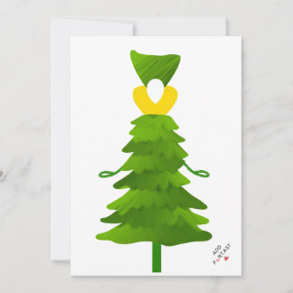 Cartes Pour Fêtes Annuelles Poupée de sapin de Noël. Ajouter du fantastique.