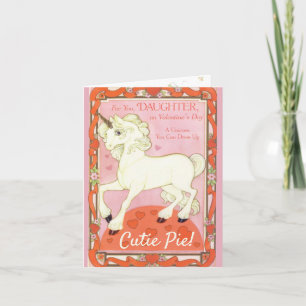 Cartes Pour Fêtes Annuelles Poupée en papier Unicorne Valentine pour fille