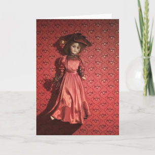 Cartes Pour Fêtes Annuelles poupée sur un mur