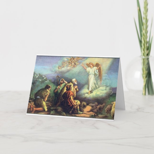 Cartes Pour Fêtes Annuelles Pour à nous un enfant est né ! (Devant)