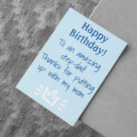 Pour beau-papa drôle  Joyeux anniversaire