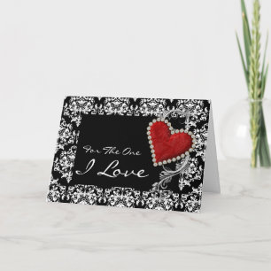 Cartes Pour Fêtes Annuelles "Pour celui que j'aime" anniversaire romantique de