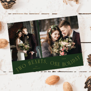 Cartes Pour Fêtes Annuelles Pour deux cœurs, une fête de Noël pour jeunes mari