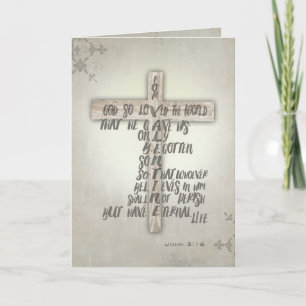 Cartes Pour Fêtes Annuelles Pour Dieu si aimé Fête du Monde