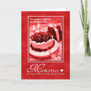 Cartes Pour Fêtes Annuelles pour Fiance on Valentine's Day Love and Romance