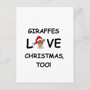 Cartes Pour Fêtes Annuelles Pour le collectionneur GIRAFFE pour Noël !