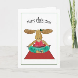 Cartes Pour Fêtes Annuelles Pour le professeur de Yoga - Joyeux Humour Christm