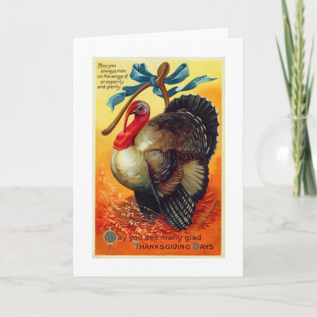 Cartes Pour Fêtes Annuelles Pour le thanksgiving de fils et de famille (Devant)