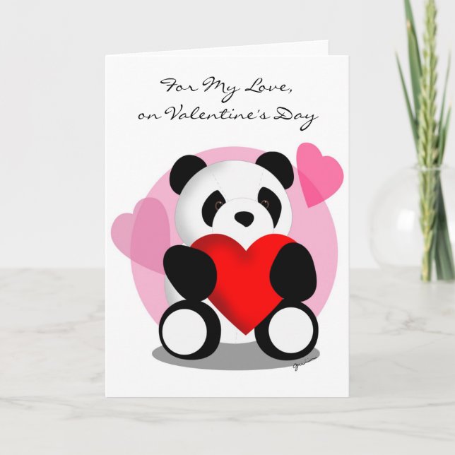 Cartes Pour Fêtes Annuelles Pour mon amour (Devant)