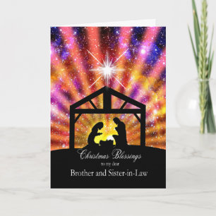 Cartes Pour Fêtes Annuelles Pour mon frère et ma belle-soeur, Noël