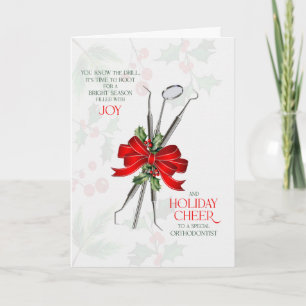 Cartes Pour Fêtes Annuelles pour orthodontiste Vous connaissez la chanson Joie
