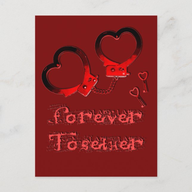 Cartes Pour Fêtes Annuelles Pour toujours ensemble valentintinjour design meno (Devant)