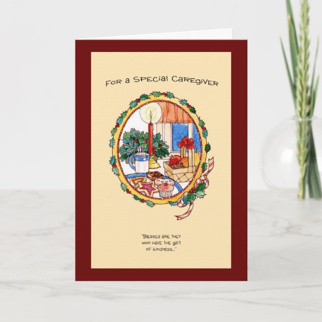 Cartes Pour Fêtes Annuelles Pour un aidant professionnel spécial (Devant)