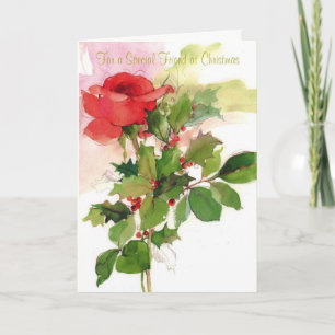 Cartes Pour Fêtes Annuelles Pour un ami spécial à Noël