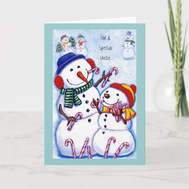 Cartes Pour Fêtes Annuelles Pour un oncle spécial (Devant)