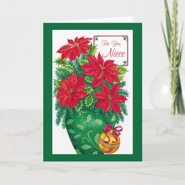 Cartes Pour Fêtes Annuelles Pour vous, nièce (Devant)