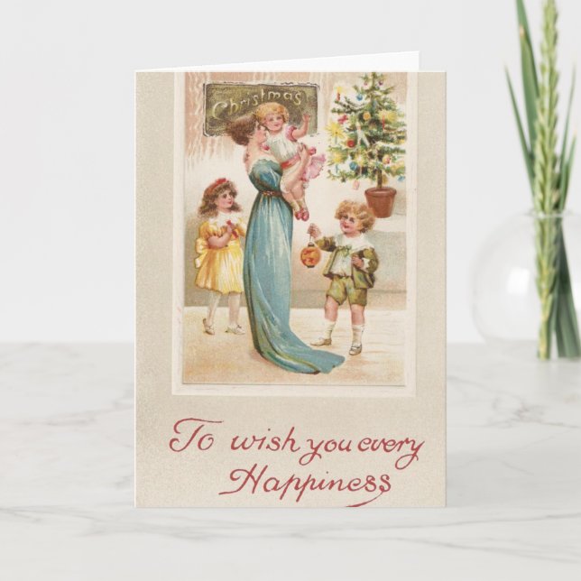 Cartes Pour Fêtes Annuelles Pour Vous Souhaiter Chaque Joyeux Noël (Devant)