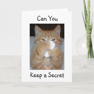 CARTES POUR FÊTES ANNUELLES POUVEZ-VOUS GARDER UN SOUHAIT DE NOËL SECRET-KITTE