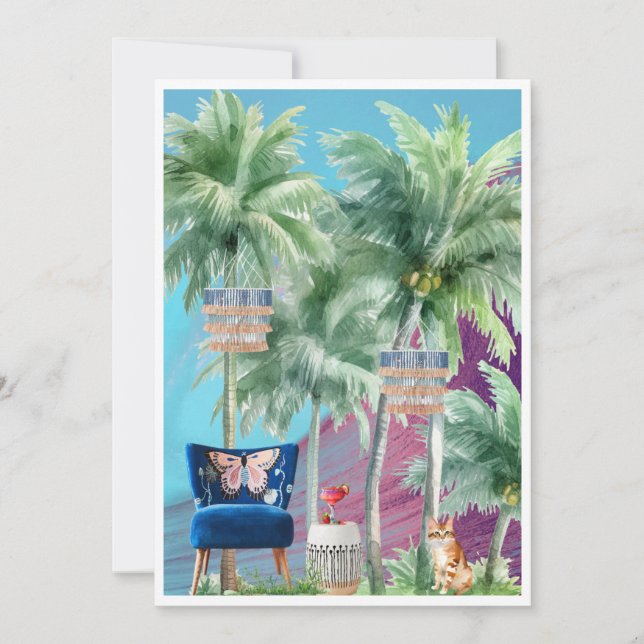 Cartes Pour Fêtes Annuelles Pouvons-Nous Sortir ? Chaise-chat (Devant)