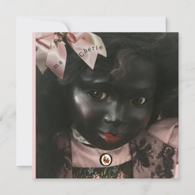 Cartes Pour Fêtes Annuelles Precious Black Doll Greeting Card (Devant)