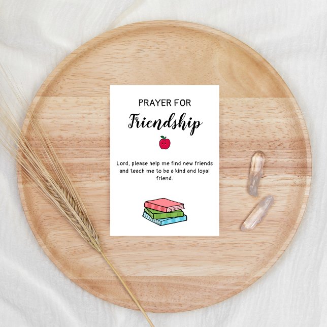 Cartes Pour Fêtes Annuelles Premier jour de la prière de l'école Bénédiction (Créateur téléchargé)