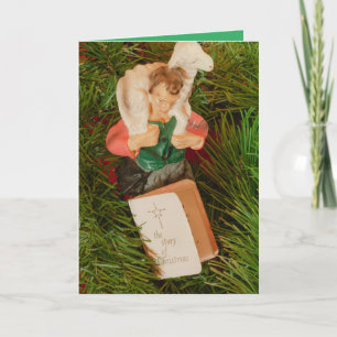 Cartes Pour Fêtes Annuelles Premier Noël avec bergers Bible Jésus