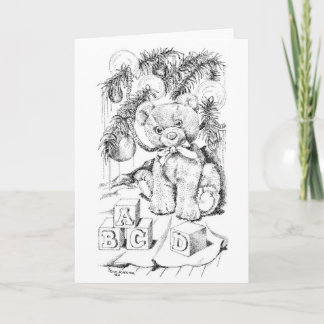 Cartes Pour Fêtes Annuelles Premier Noël de bébés