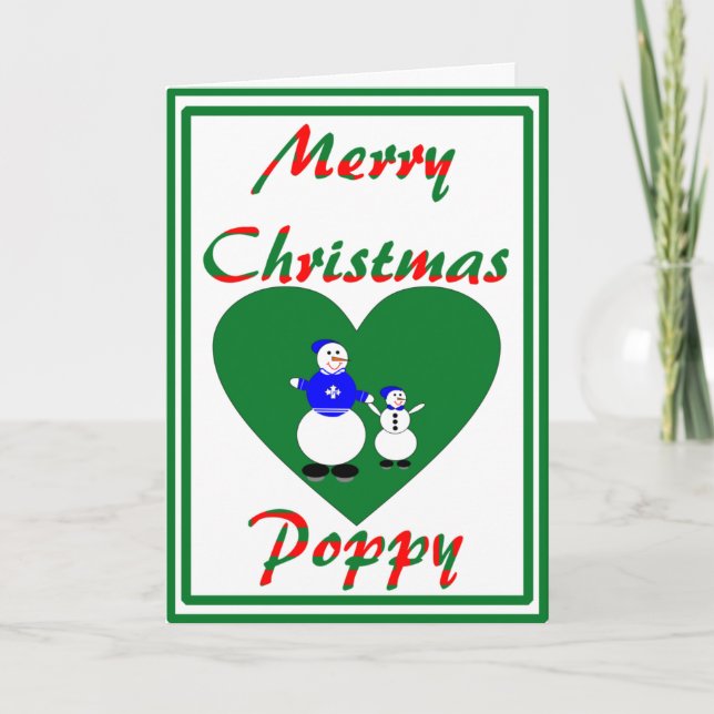 Cartes Pour Fêtes Annuelles Premier Noël du grand-papa (Devant)