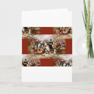 Cartes Pour Fêtes Annuelles première action de grâce