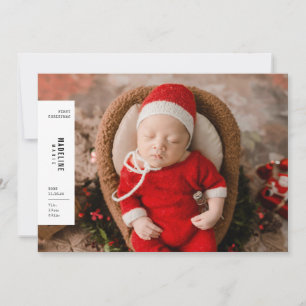 Cartes Pour Fêtes Annuelles Première photo esthétique minimaliste de Noël du b